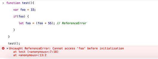 javascript referenceerror 错误