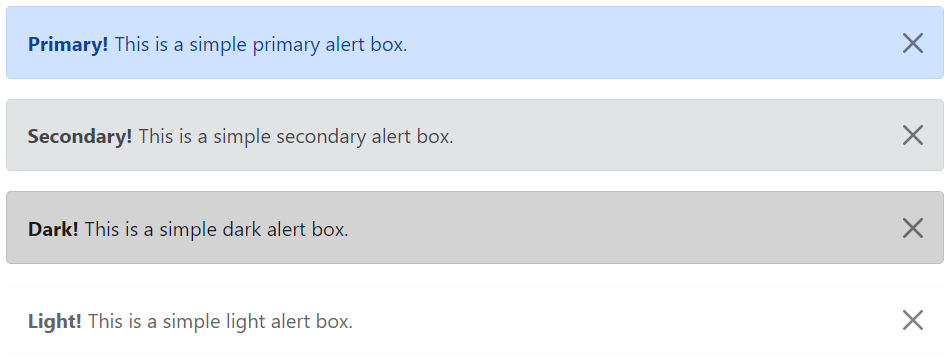 bootstrap5 新的警报框