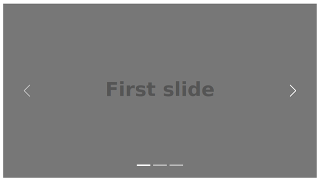 bootstrap4 轮播