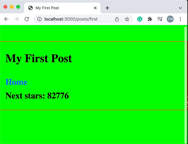 next.js 预渲染 pre rendering 第二个页面
