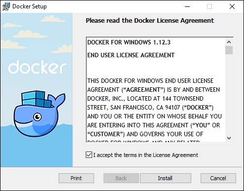 docker windows 安装