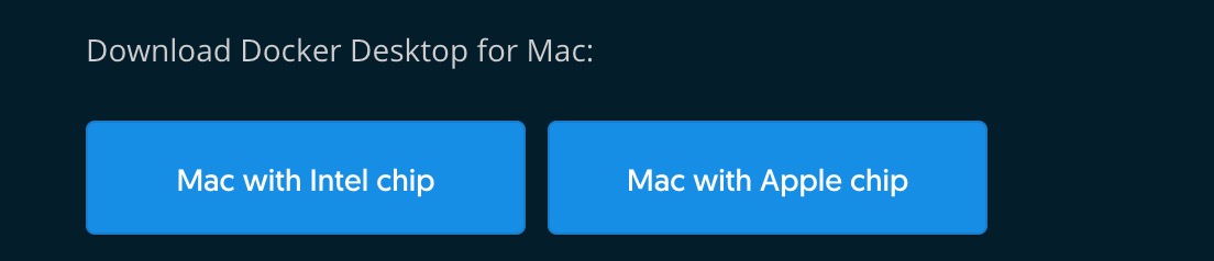 docker install macos 下载