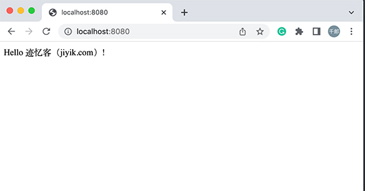 spring boot 运行结果