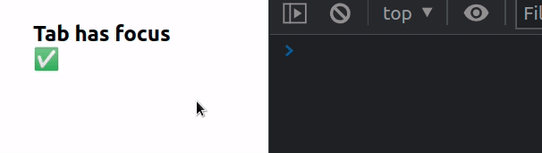 check if tab has focus