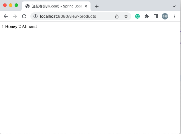 spring boot 使用 restful 服务