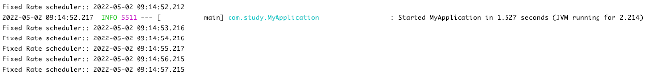 spring boot fixed rate