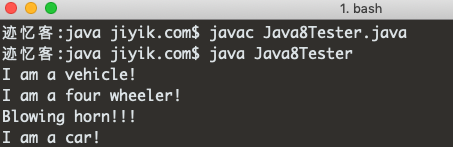 java8 default 方法