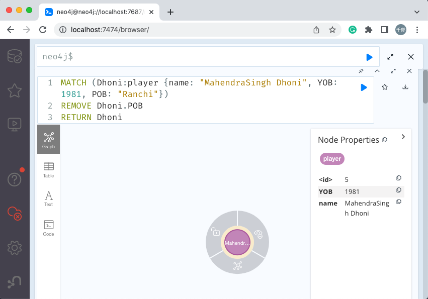 neo4j remove移除属性