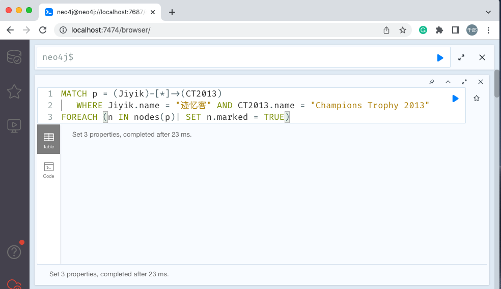 neo4j foreach 子句示例