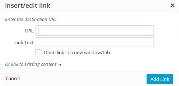 wordpress 添加页面