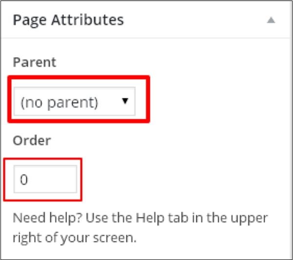 wordpress 添加页面