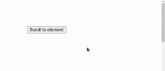 scroll to an element on click in react