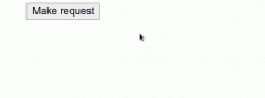 make an http request on click in react