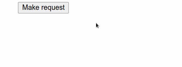 make an http request on click in react