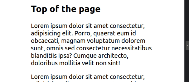 scroll to bottom of div in react