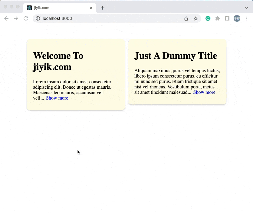 creating a read more or less button in react