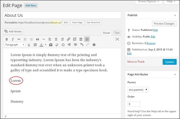 wordpress 删除链接