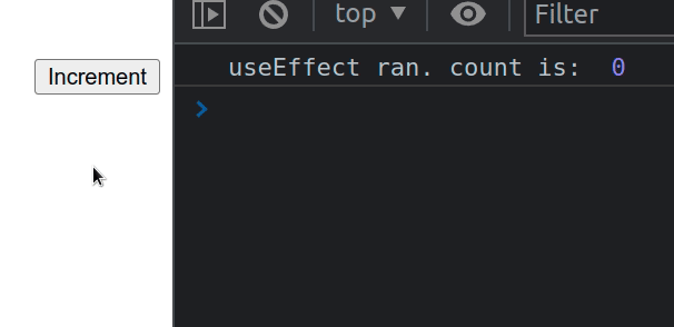 listening for state changes in react
