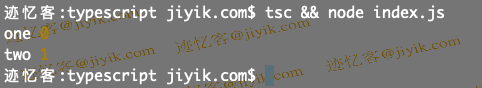 typescript 中for使用索引遍历数组