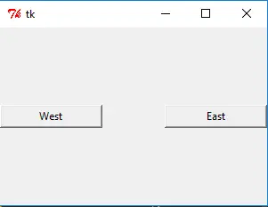 tkinter pack 布局方法的 side 相对位置