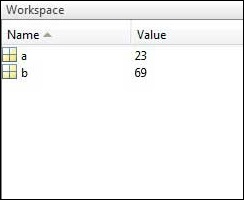 matlab workspace