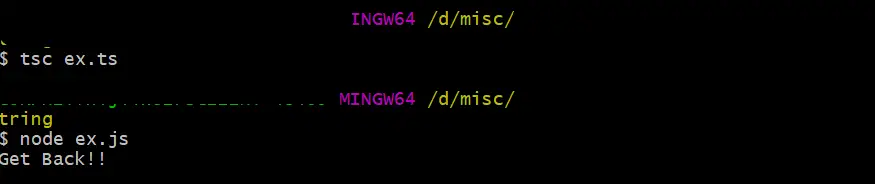 typescript 三元运算符输出 1
