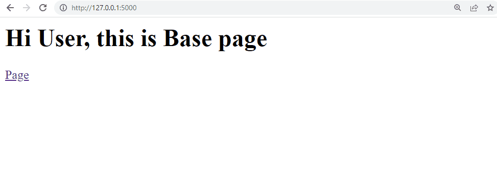 flask url_for 输出 5