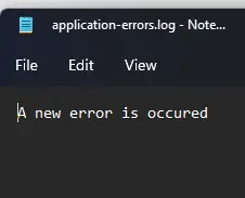 php 中的错误日志