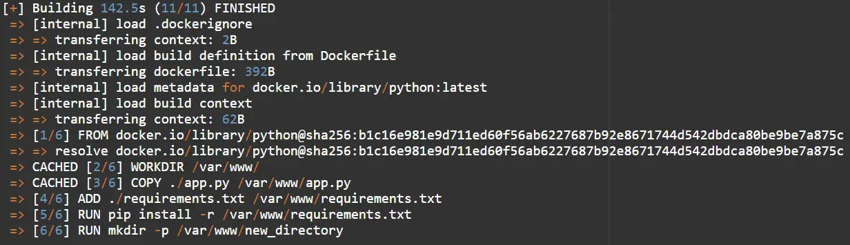 基于 dockerfile 构建 docker 镜像