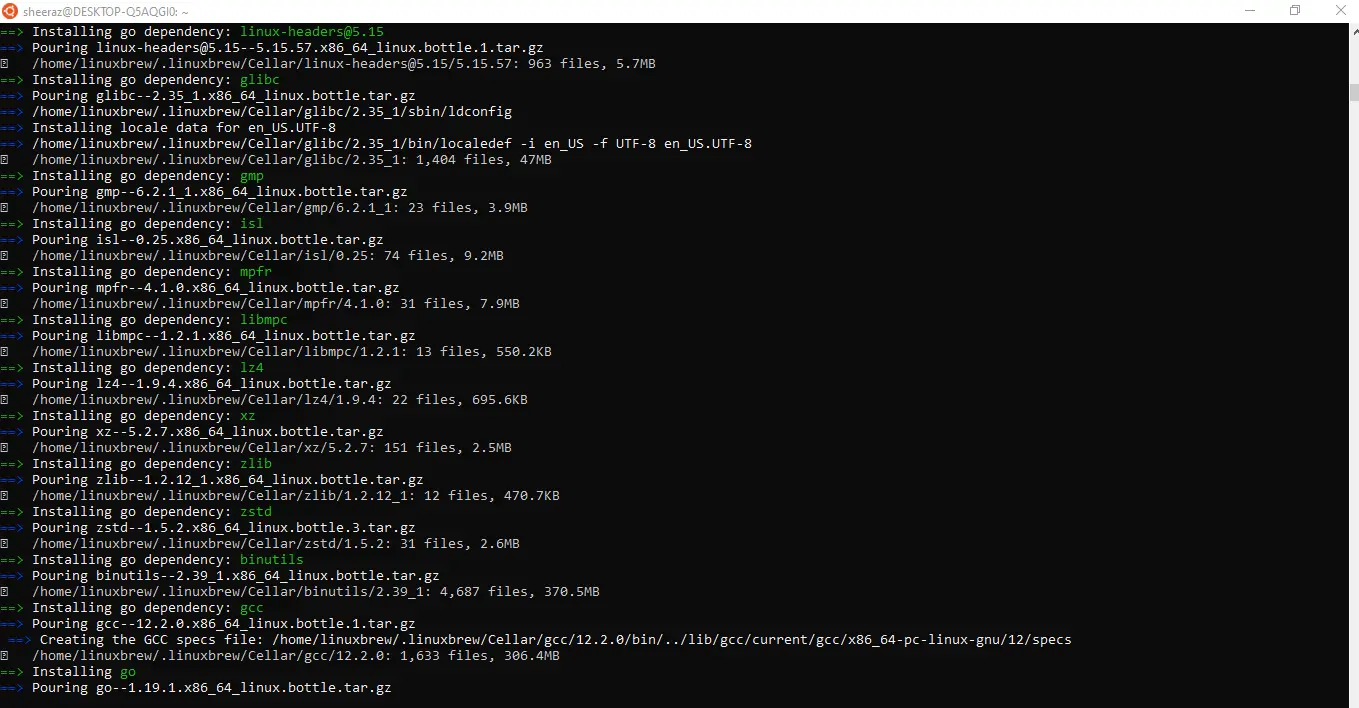 brew install golang